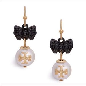 Tory Burch bow earrings